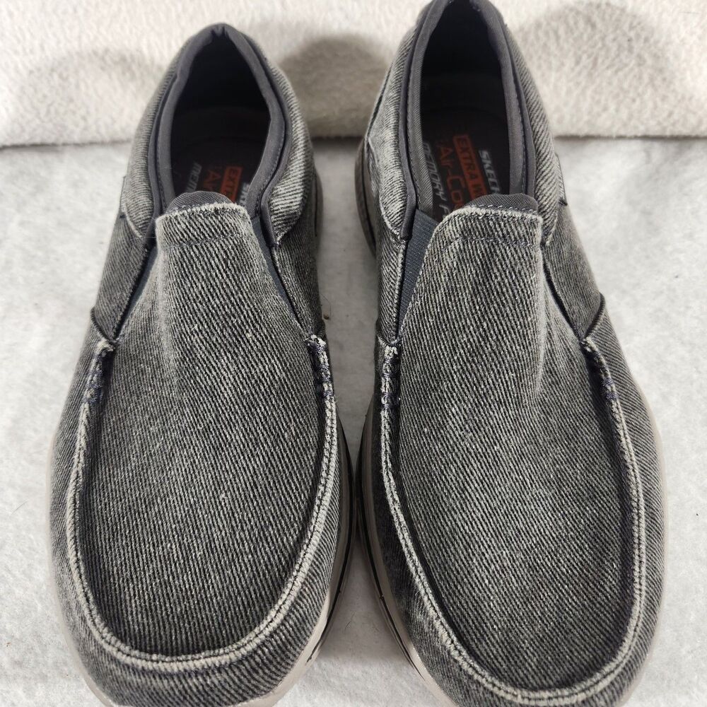 Men's Skechers Relaxed Fit Creston Moseco Slip-On Casual Sneakers CHARCOAL 8.5